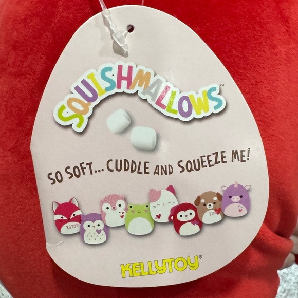 Squishmallows collector's monkey maxwell red plush - Picture 2 of 4